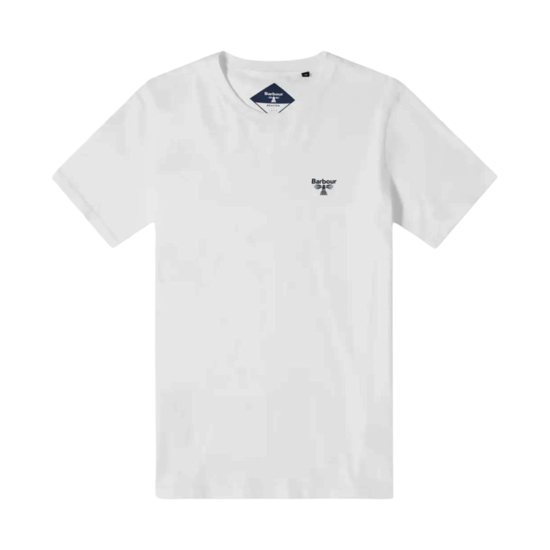 바버 비콘 스몰 로고 티셔츠 화이트(Barbour Beacon Small Logo T-Shirt White) - 1
