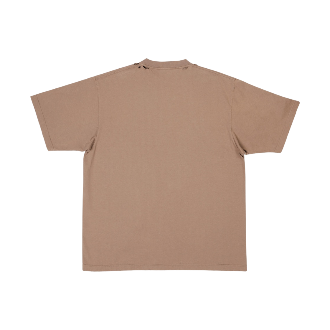 발렌시아가 캡 박시 핏 티셔츠 그레이(Balenciaga Caps Boxy Fit T-Shirt Grey) - 2