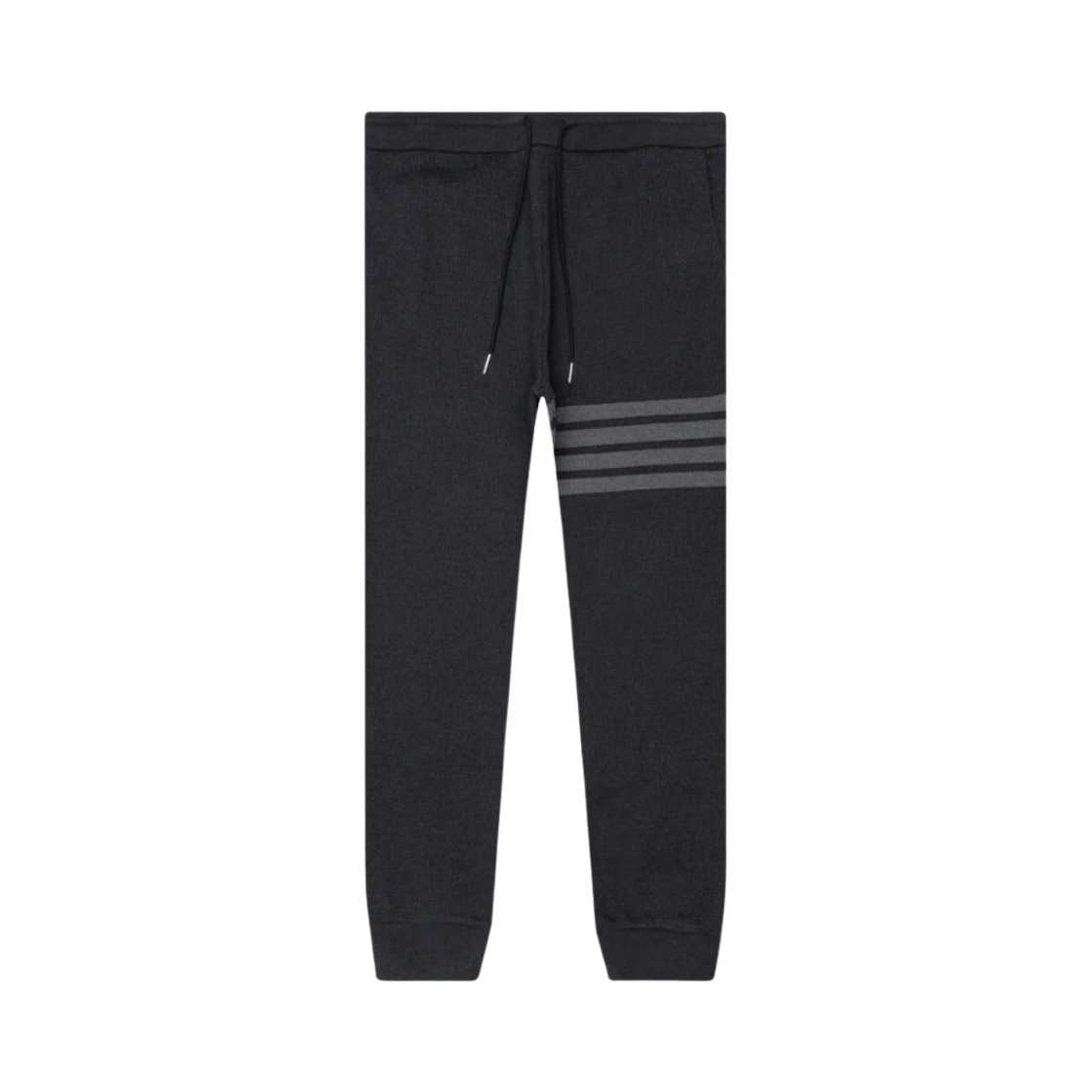 톰브라운 와플 사선 스트라이프 스웨트팬츠 미디움 차콜(Thom Browne Waffle 4-Bar Stripe Sweatpants Medium Charcoal) - 1