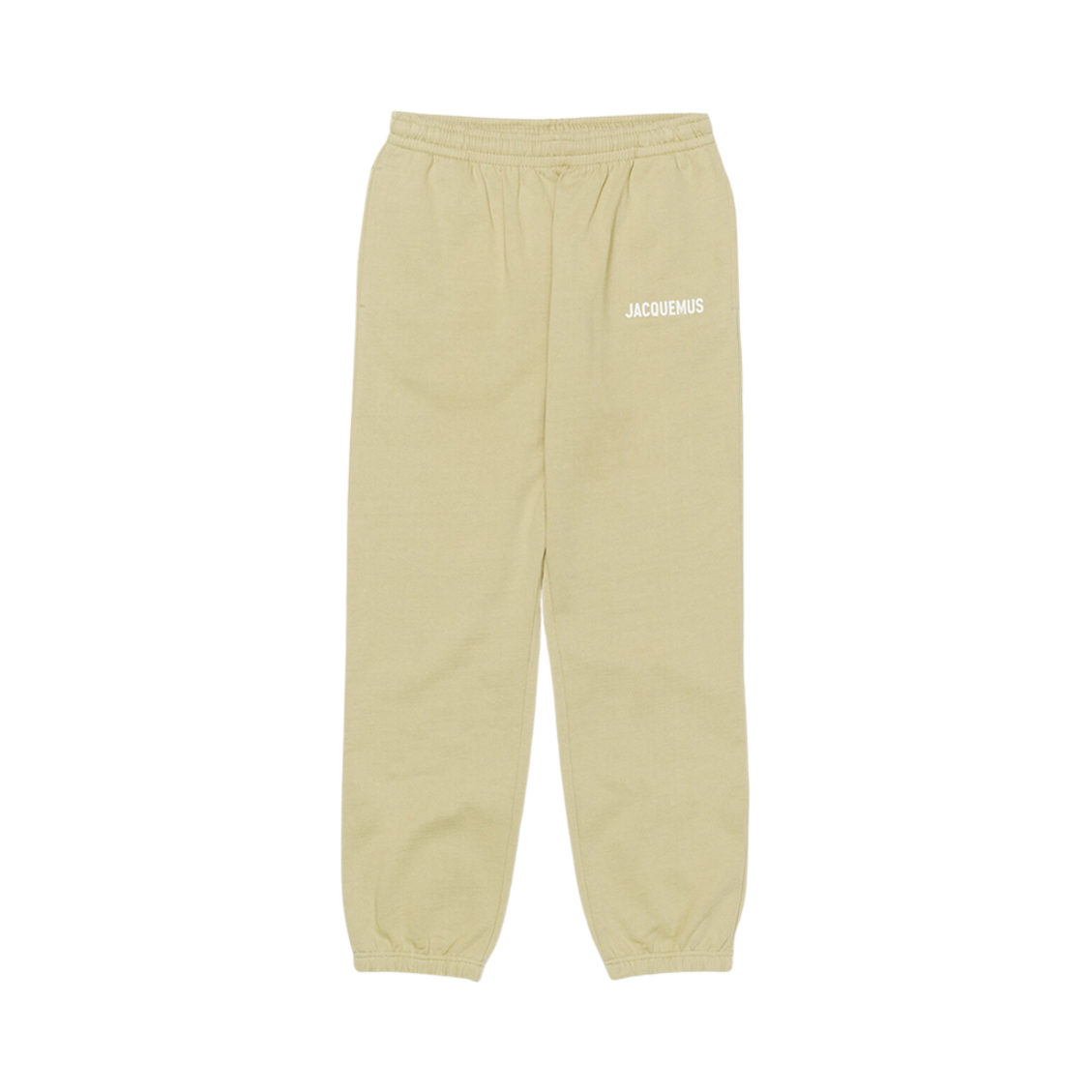 자크뮈스 르 조깅 자크뮈스 로고 프린티드 트랙 팬츠 라이트 카키(Jacquemus Le Jogging Jacquemus Logo Printed Track Pants Light Khaki) - 1