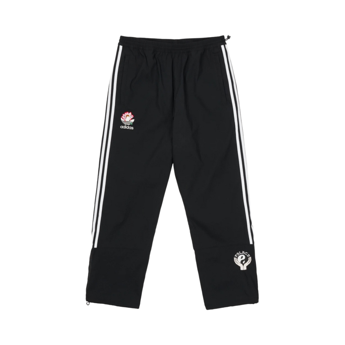 팔라스 x 아디다스 팔라스테 집 팬츠 블랙 - 21FW(Palace x Adidas Palaste Zip Bottoms Black - 21FW)
