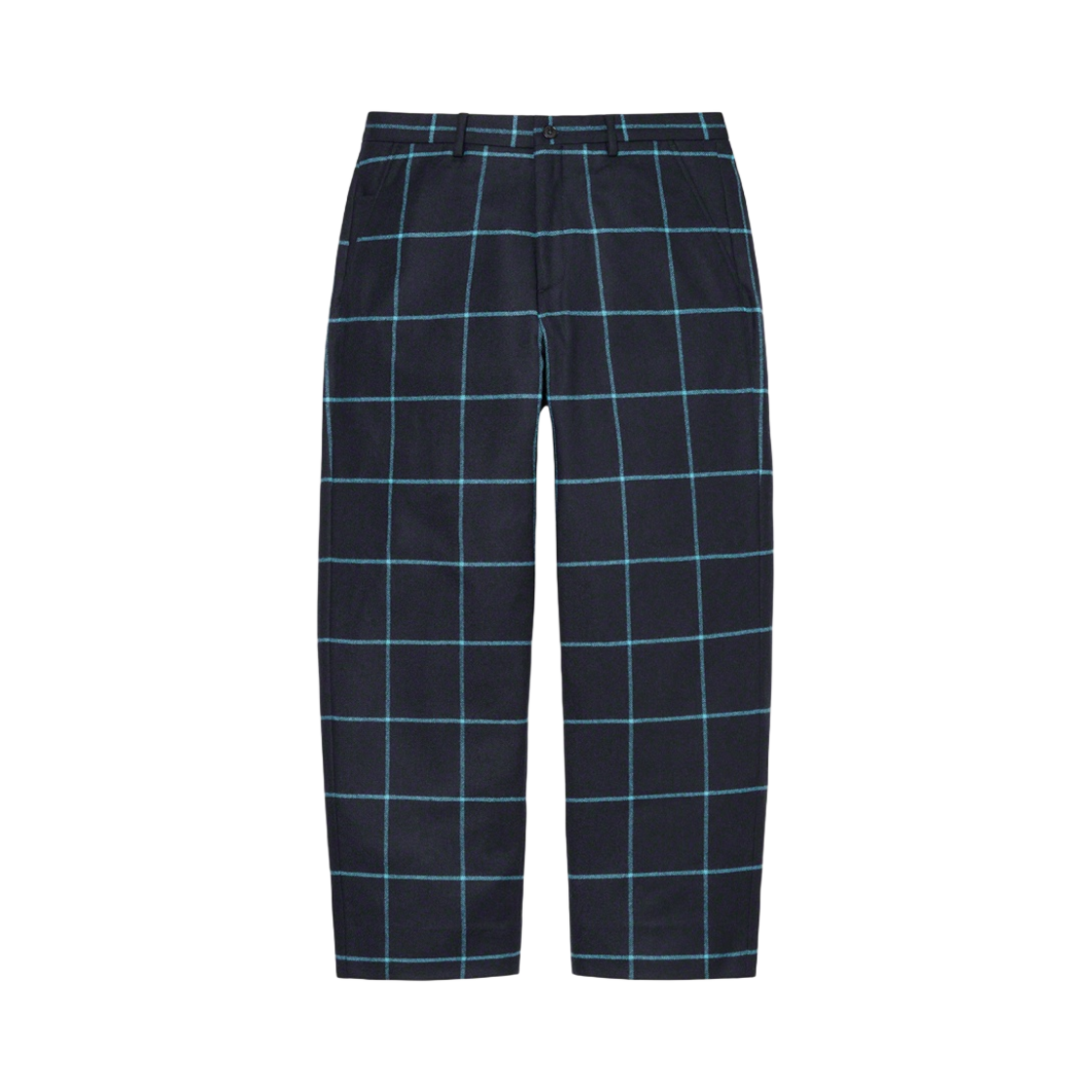 슈프림 윈도페인 울 트라우저 블루 - 22FW(Supreme Windowpane Wool Trousers Blue - 22FW) - 1