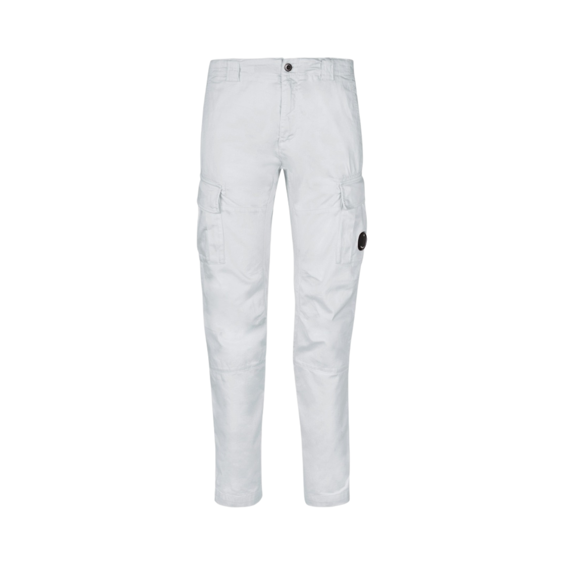 C.P. 컴퍼니 스트레치 사틴 렌즈 카고 팬츠 거즈 화이트 - 23SS(C.P. Company Stretch Sateen Lens Cargo Pants Gauze White - 23SS) - 1
