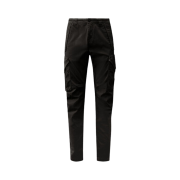 C.P. Company Stretch Sateen Ergonomic Lens Cargo Pants Black - 24FW