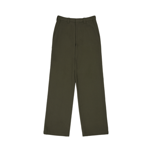 P0000EFWCT STU Straight Cotton Pants Khaki