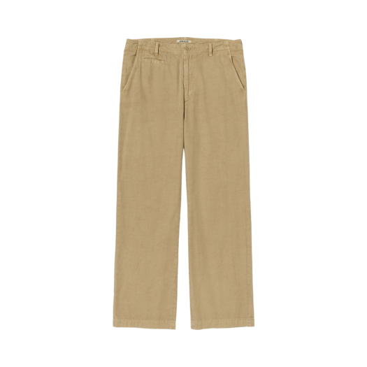 A25SP04FD Auralee Product Dyed Finx Gabardine Pants Dyed Beige