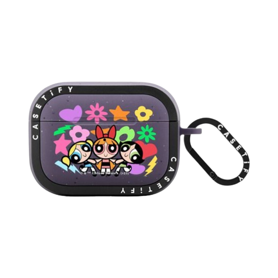 케이스티파이 x 파워퍼프걸 아이콘 에어팟 프로 울트라 임팩트 케이스 매트 딥 퍼플(Casetify x The Powerpuff Girls Icons AirPods Pro Ultra Impact Case Matte Deep Purple) - 1