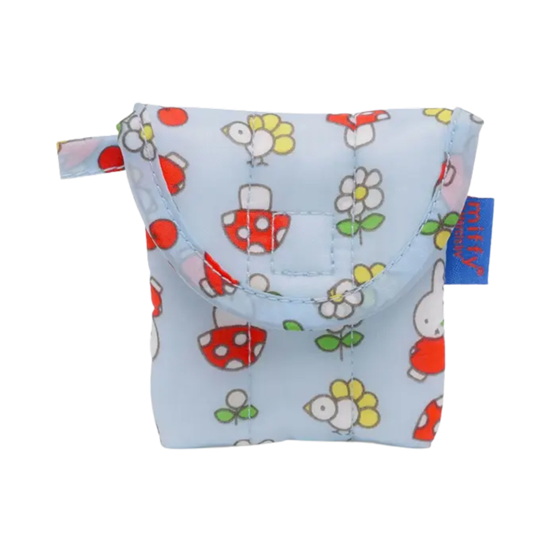 미피 x 바쿠 퍼피 이어버드 케이스 가든 미피(Miffy x Baggu Puffy Earbuds Case Garden Miffy)