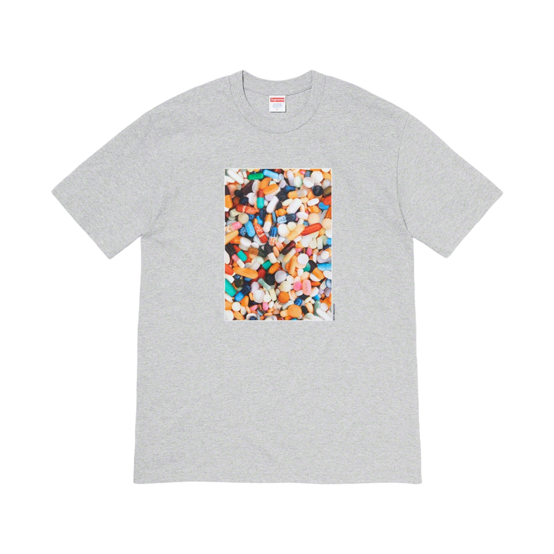 슈프림 필스 티셔츠 헤더 그레이 - 20FW(Supreme Pills T-Shirt Heather Grey - 20FW) - 1