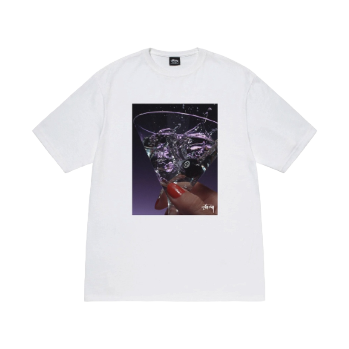 스투시 마티니 티셔츠 화이트(Stussy Martini T-Shirt White) - 1