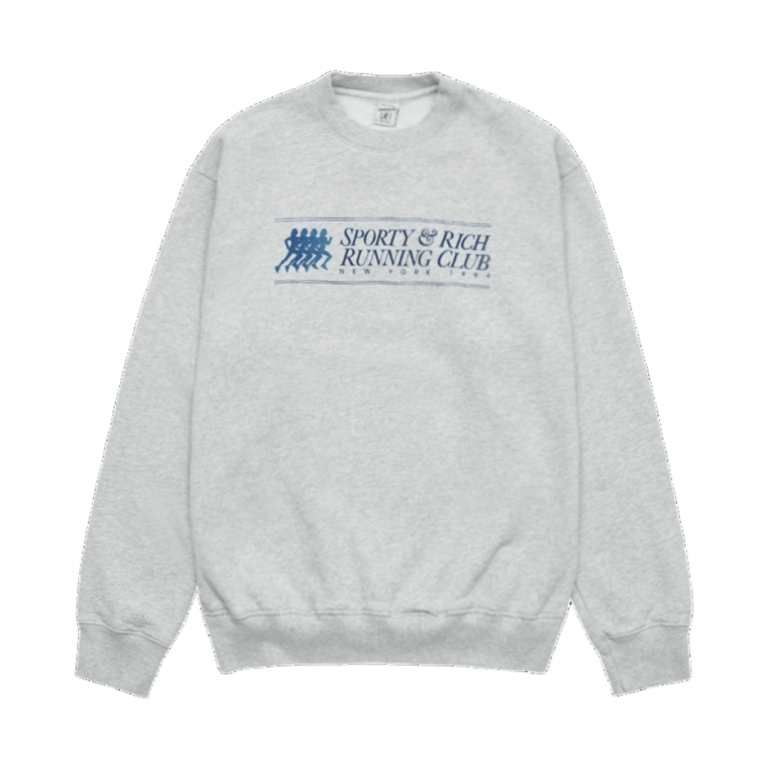 스포티 앤 리치 러닝 클럽 크루넥 헤더 그레이(Sporty & Rich Running Club Crewneck Heather Grey)