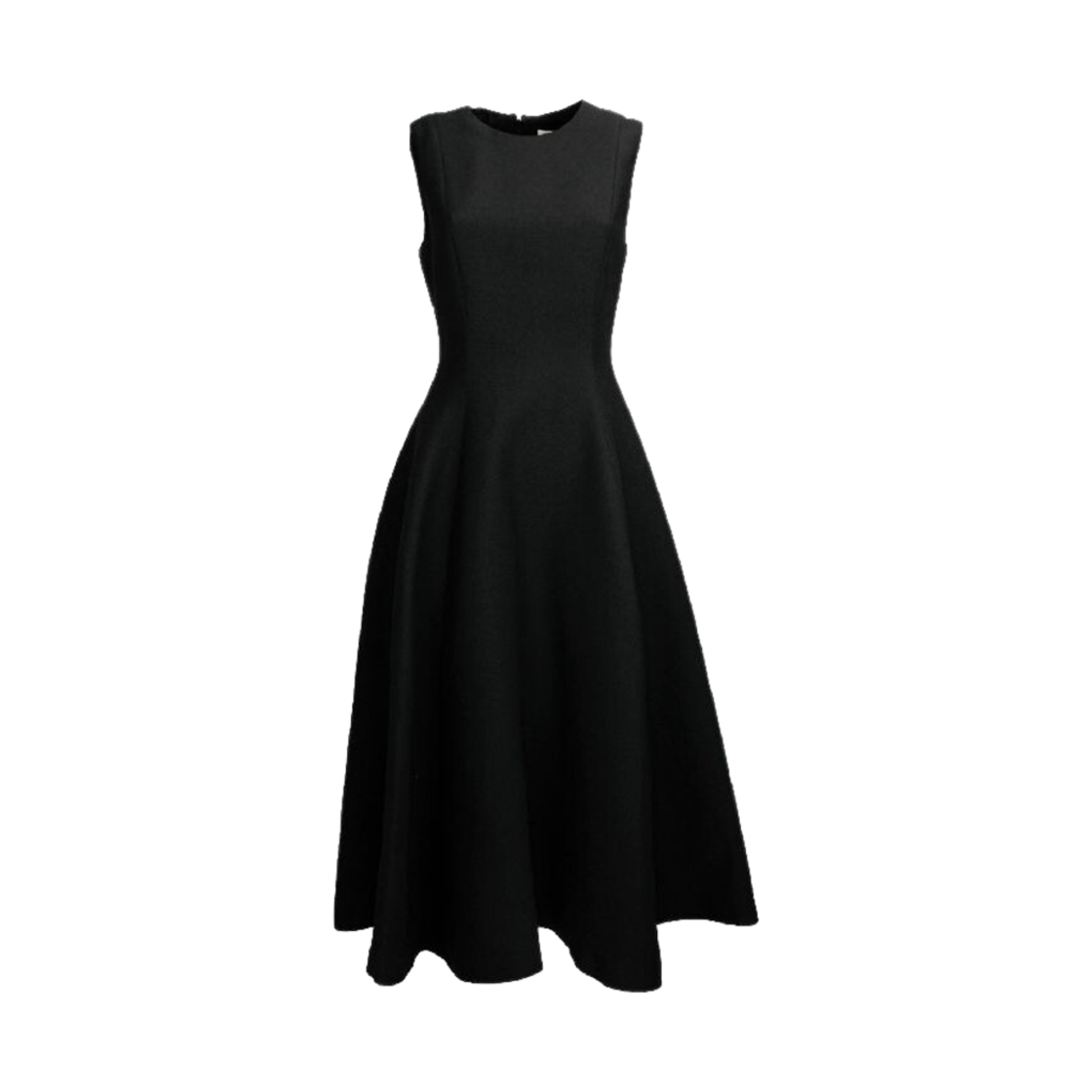 251R01A1166-9000 (W) Dior Silk Wool Long Dress Black