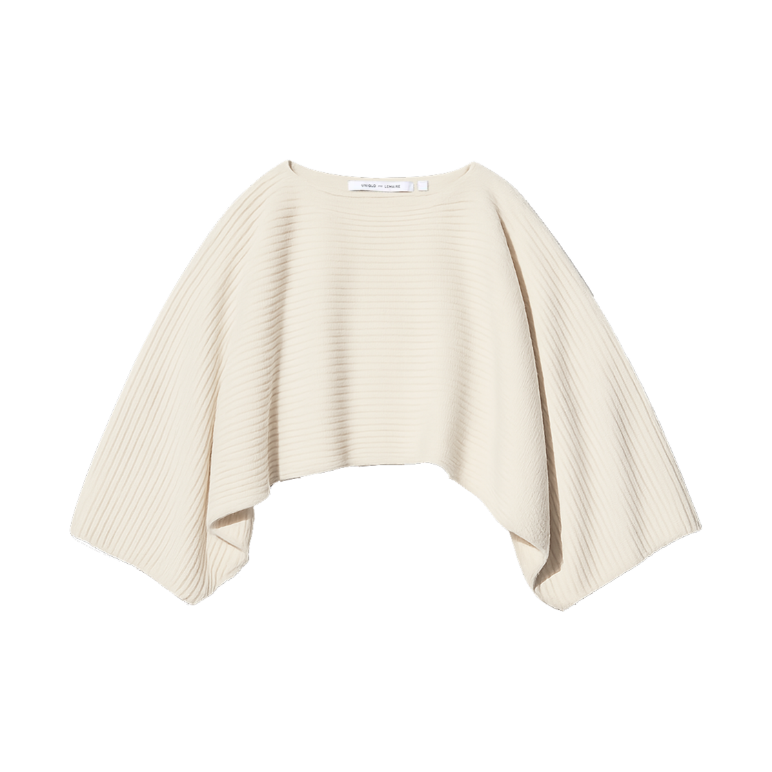 478486-01 (W) Uniqlo U Lamb Cropped Sweater Off White - JP