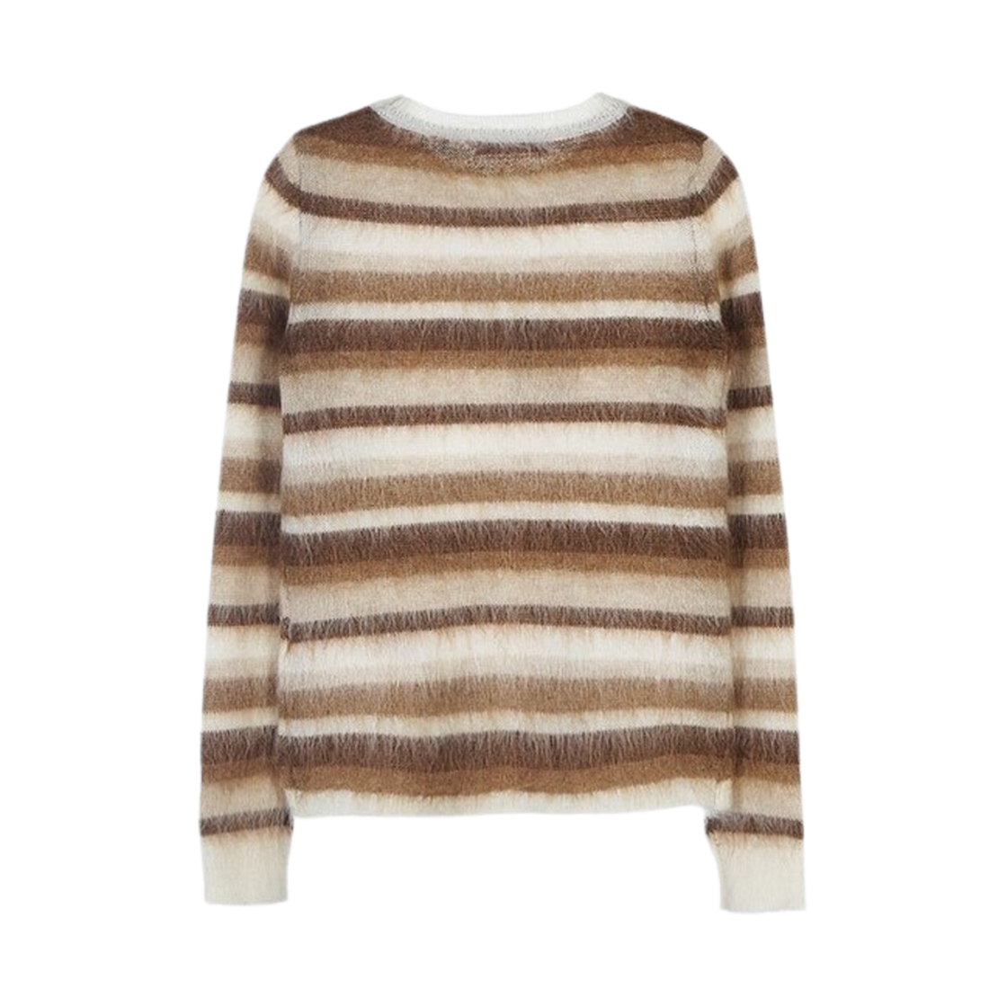 (W) 막스마라 콜로니아 모헤어 블랜드 스트라이프 스웨터 토바코((W) Max Mara Colonia Mohair Blend Striped Sweater Tobacco) - 2