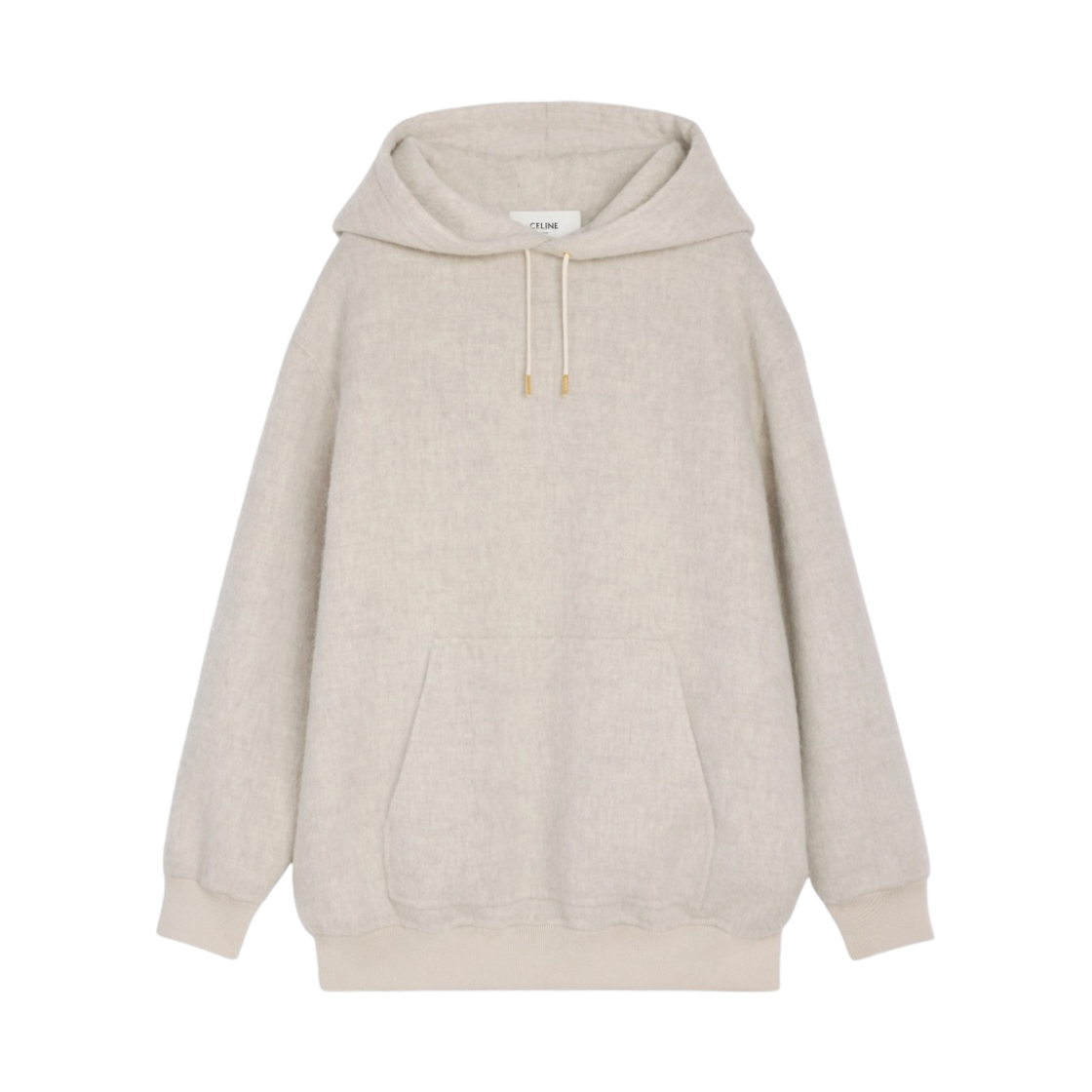 (W) 셀린느 라마 롱 후드 로셰((W) Celine Long Hoodie in Llama Rocher) - 1