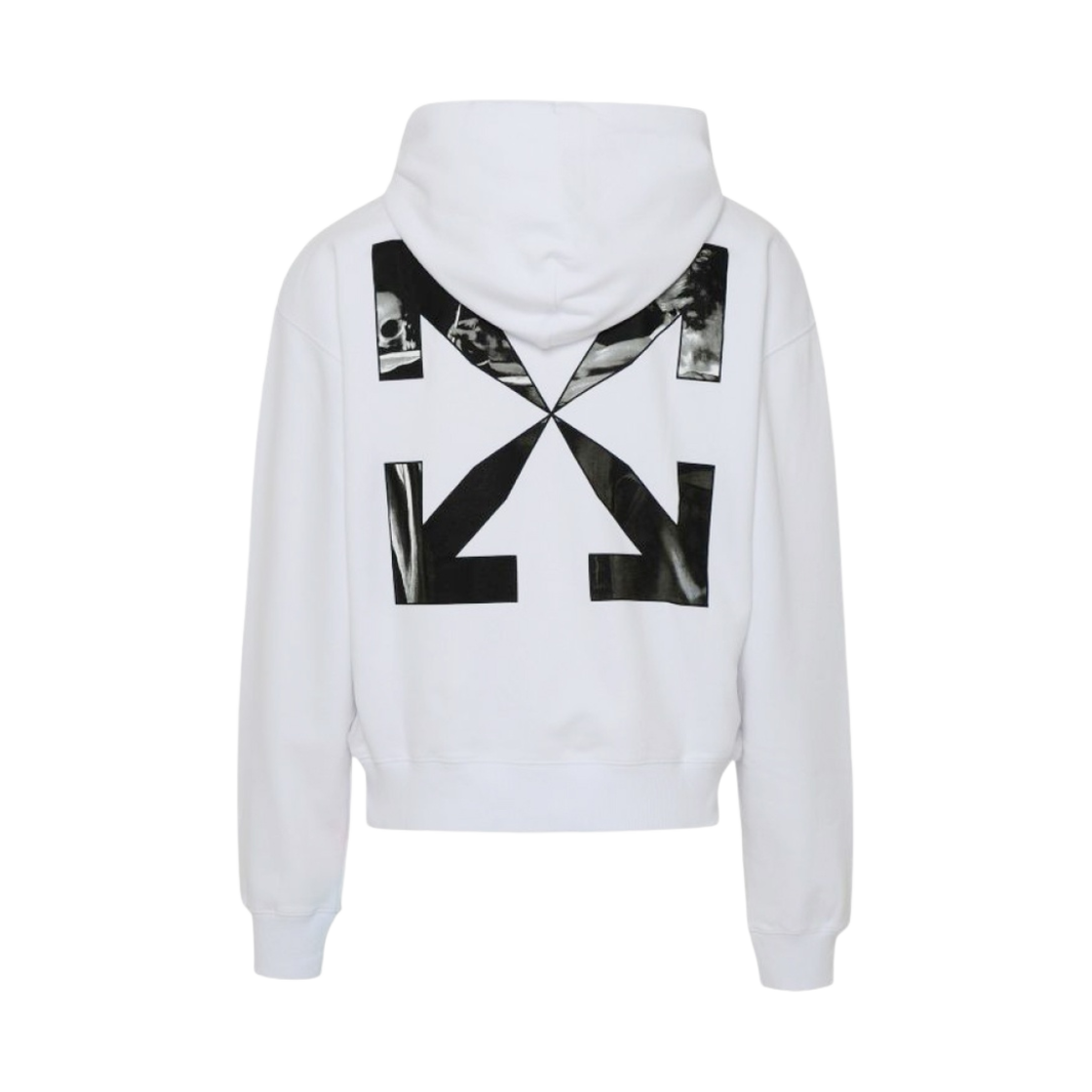 오프화이트 카라바지오 애로우 오버 후드 화이트(Off-White Caravaggio Arrow Over Hoodie White) - 2