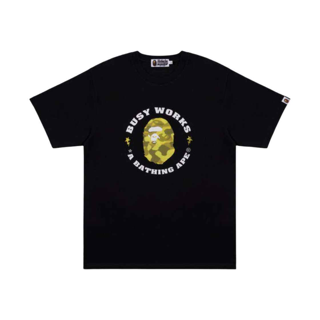베이프 레디에이션 카모 비지 윅스 티셔츠 블랙(BAPE Radiation Camo Busy Works T-Shirt Black) - 1