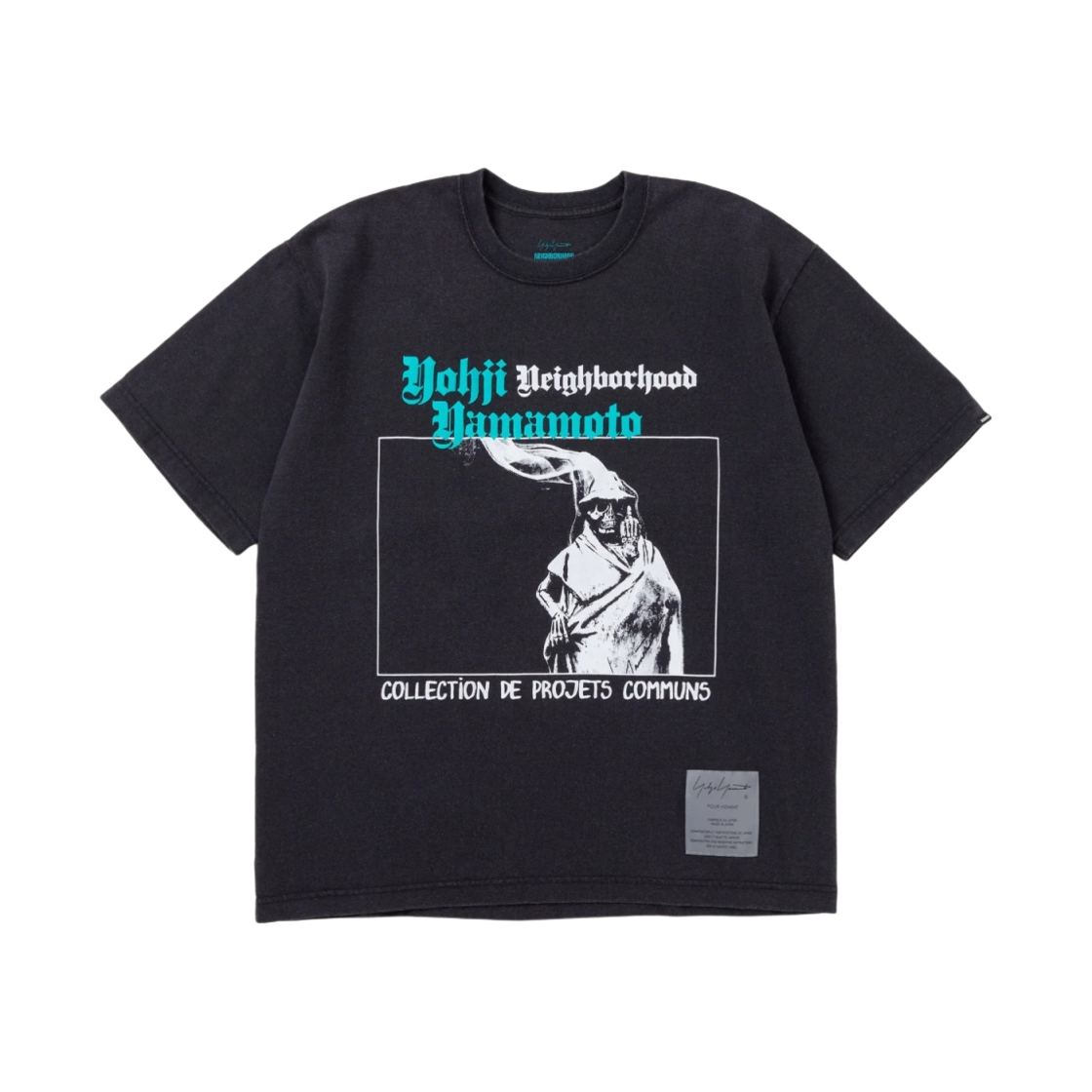 네이버후드 x 요지 야마모토 숏슬리브 티셔츠-2 그레이(Neighborhood x Yohji Yamamoto SS T-Shirt-2 Gray) - 1