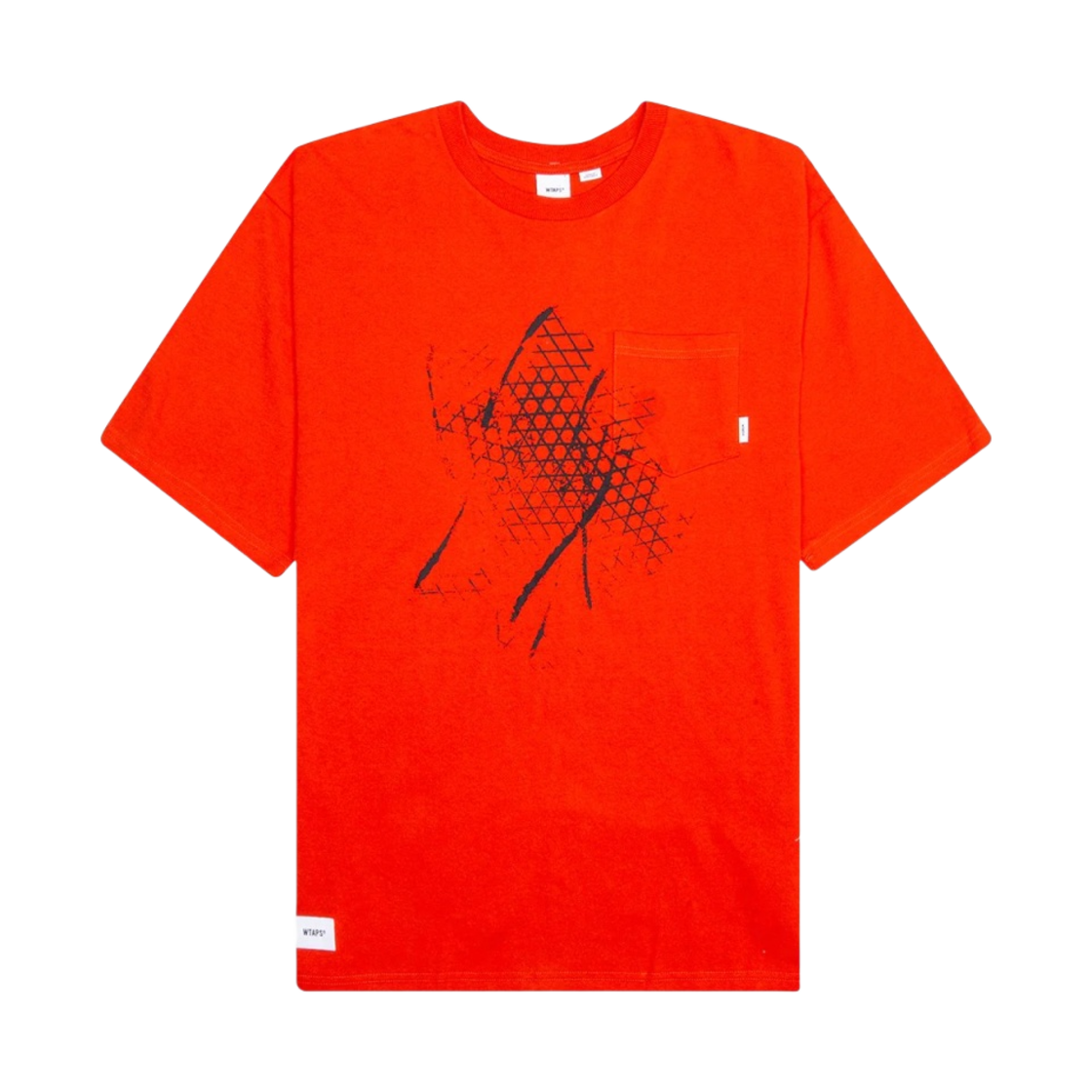 반스 볼트 x 더블탭스 숏슬리브 티셔츠 만다린 레드(Vans Vault x WTAPS S/S T-Shirt Mandarin Red)