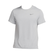 Nike Dri-Fit UV Miler Short Sleeve Running Top Grey Fog - Asia