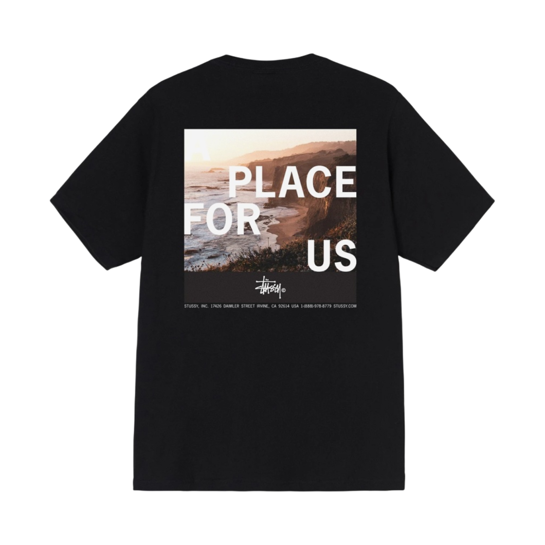 - Stussy Place for Us T-Shirt Black
