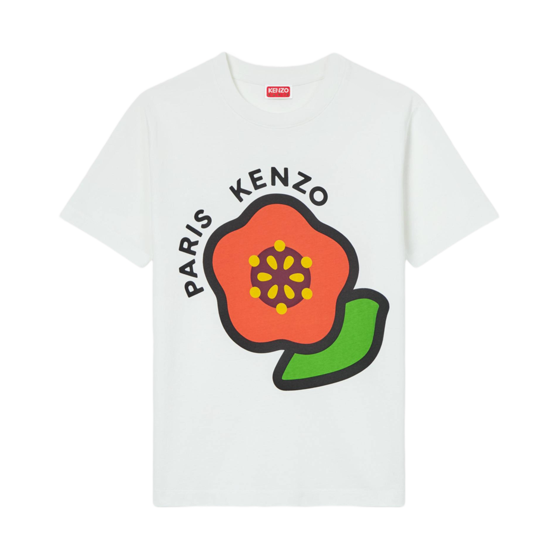 FF52TS1684SO-02 (W) Kenzo Pop Loose T-Shirt Off White