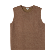 LEARVE Elba Resort Knit Sleeveless Camel (Relax Fit)
