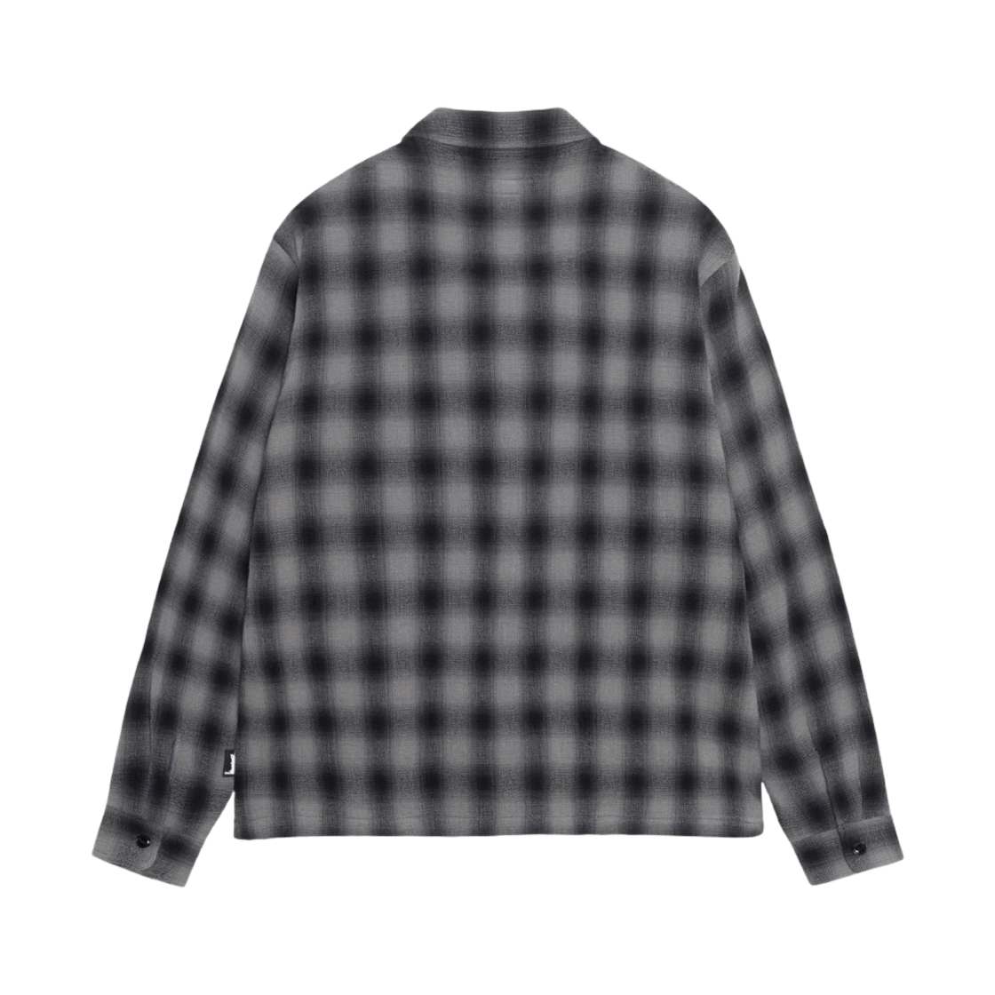 스투시 트위스티드 얀 플레이드 집 셔츠 차콜(Stussy Twisted Yarn Plaid Zip Shirt Charcoal) - 2