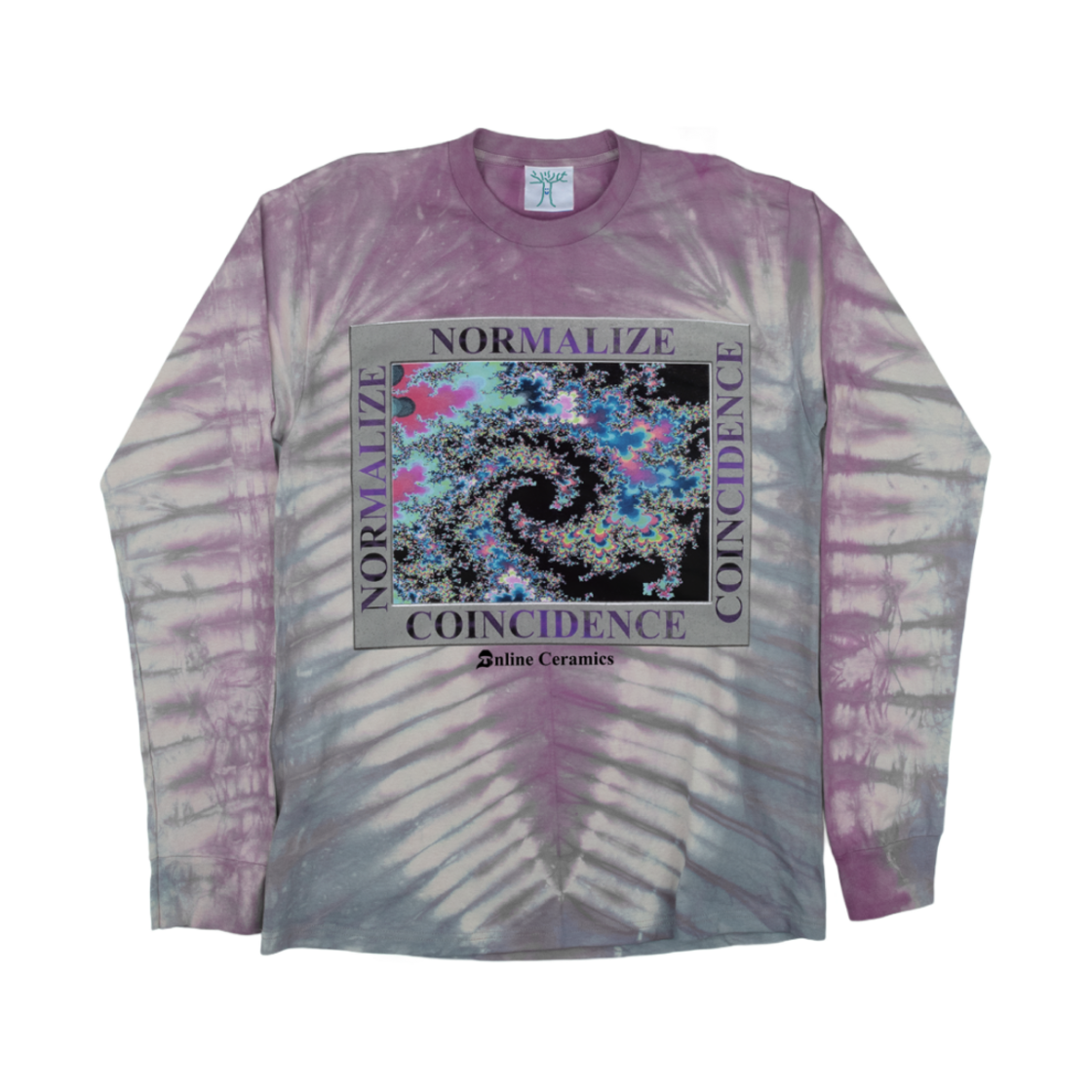 - Online Ceramics Normalize Coincidence Tie Dye Long Sleeve T-Shirt Multi