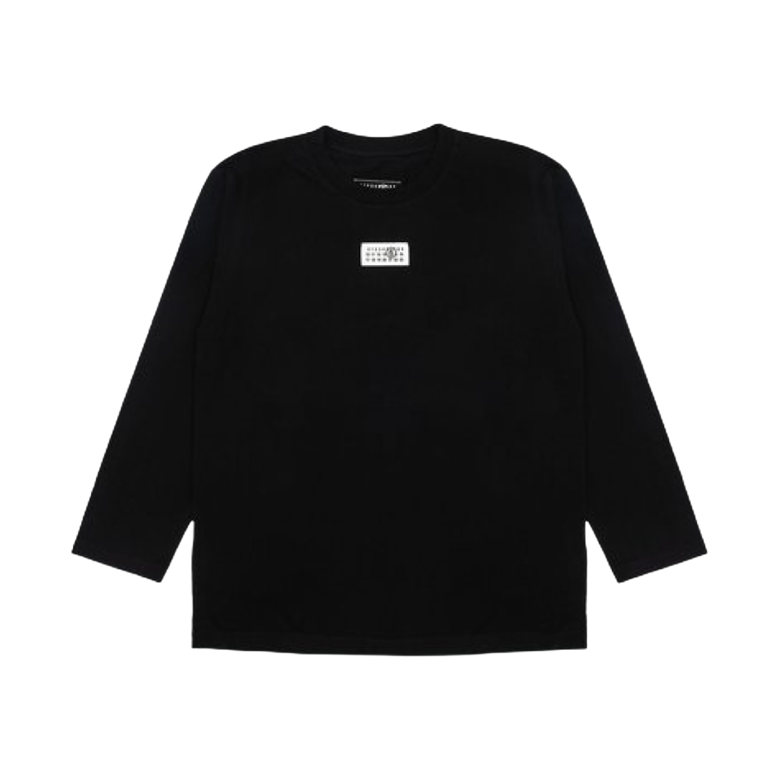MM6 메종 마르지엘라 뉴메릭 시그니쳐 롱슬리브 티셔츠 블랙(MM6 Maison Margiela Numeric Signature Long Sleeve T-Shirt Black) - 1