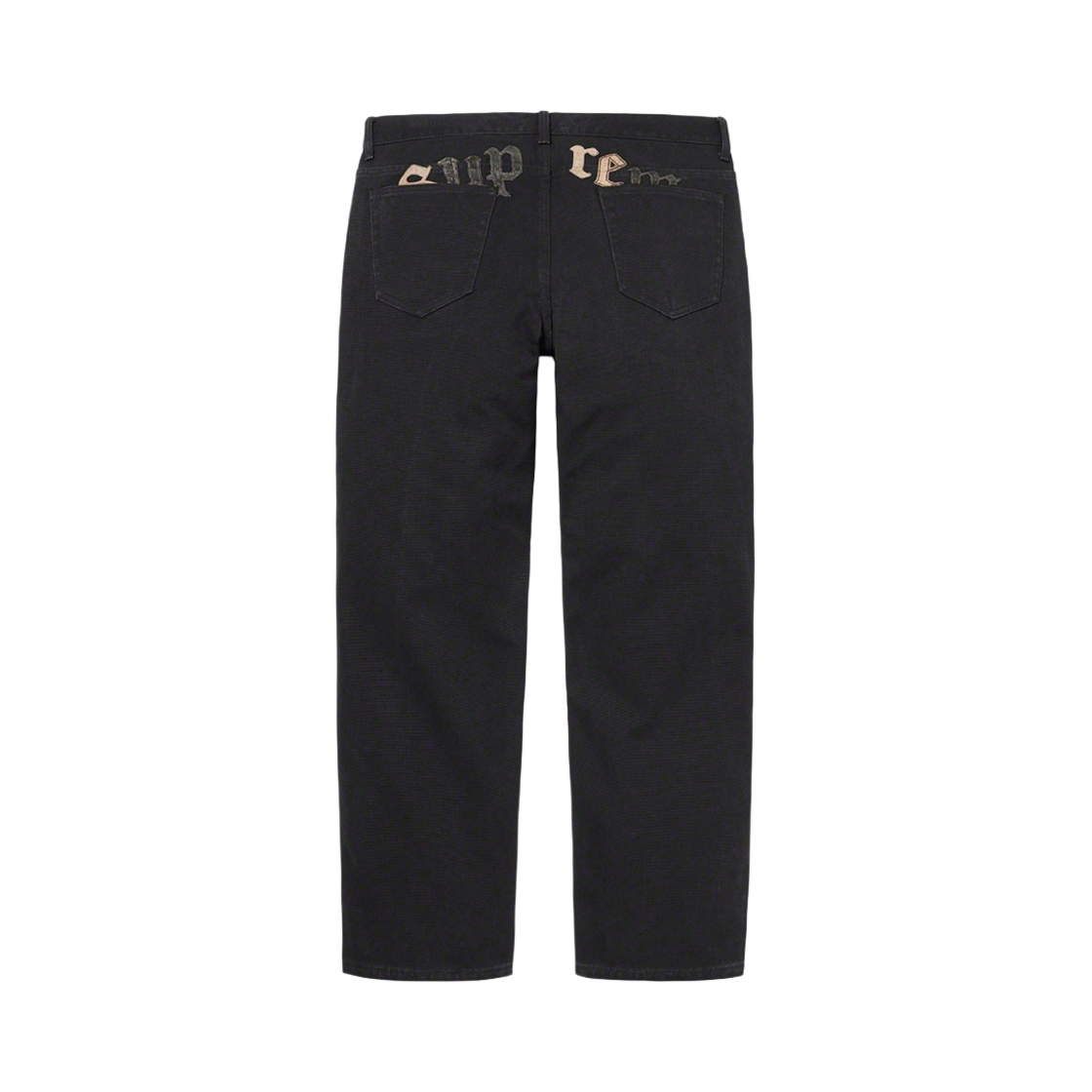 슈프림 더 그레이트 차이나 월 캔버스 5-포켓 진 블랙 - 22FW(Supreme The Great China Wall Canvas 5-Pocket Jean Black - 22FW) - 2