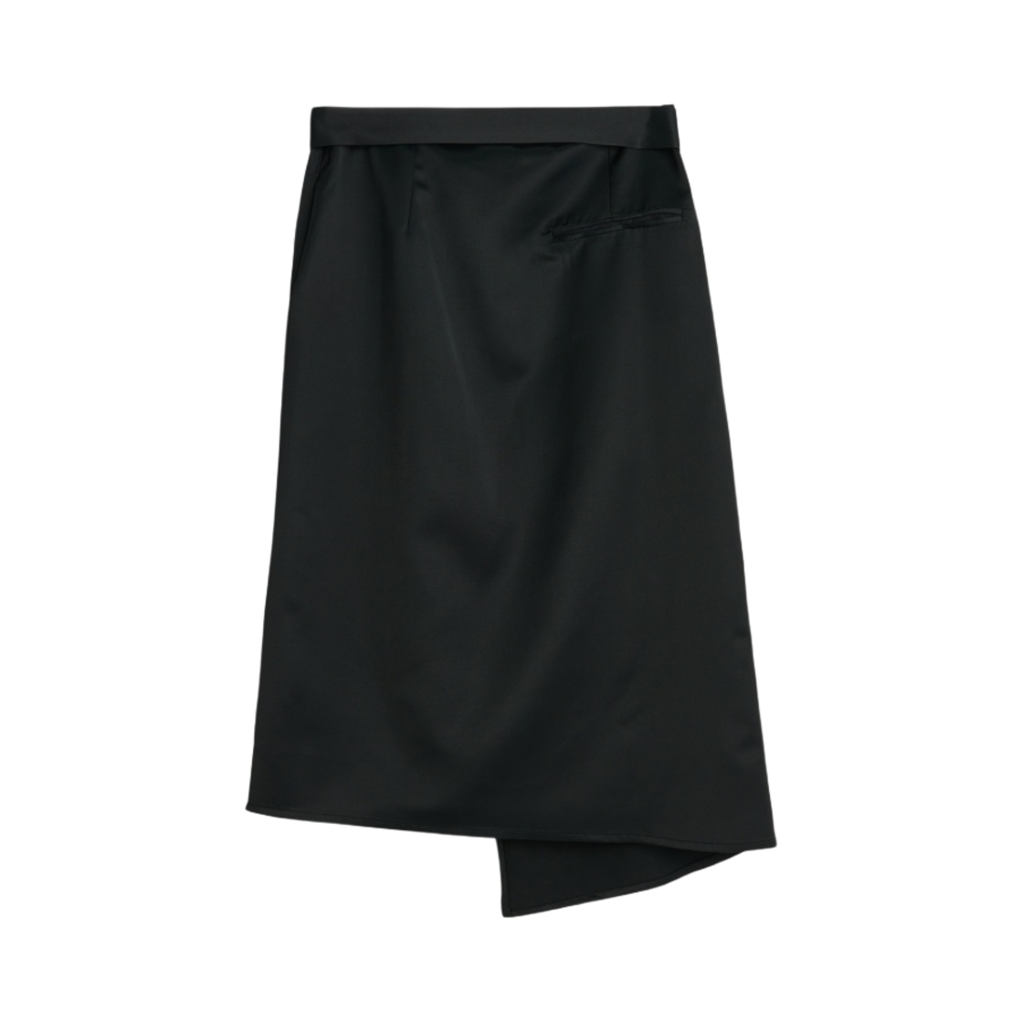 (W) 아워레가시 워크 사롱 스커트 블랙 이모셔널 사틴((W) Our Legacy Work Sarong Skirt Black Emotional Sateen) - 2
