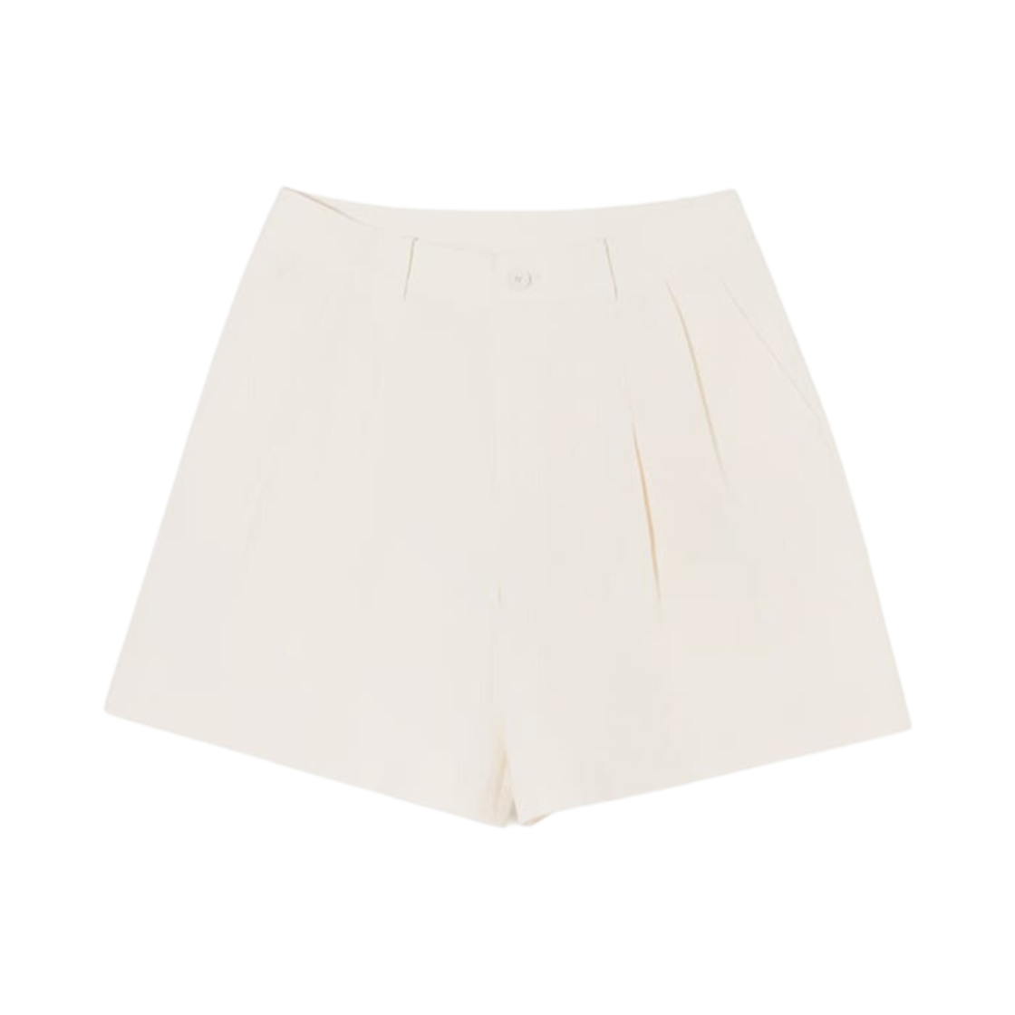 (W) 라코스테 코튼 린넨 큐롯 화이트((W) Lacoste Cotton Linen Culottes White) - 1