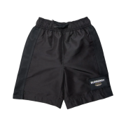 (Kids) Burberry Logo Patch Short Pants Black