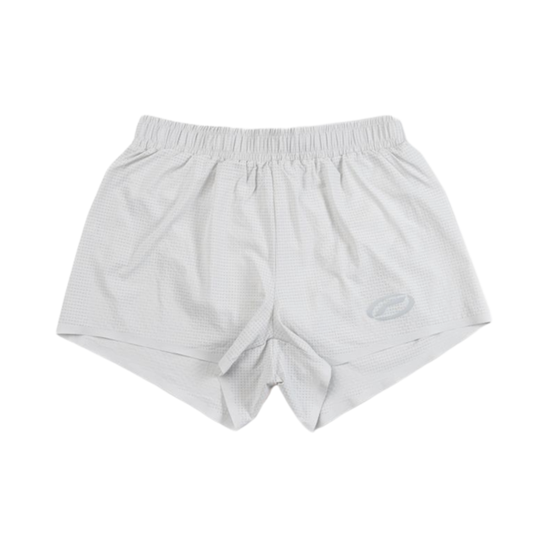 - Optimistic Runners Perforated Shorts Light Grey