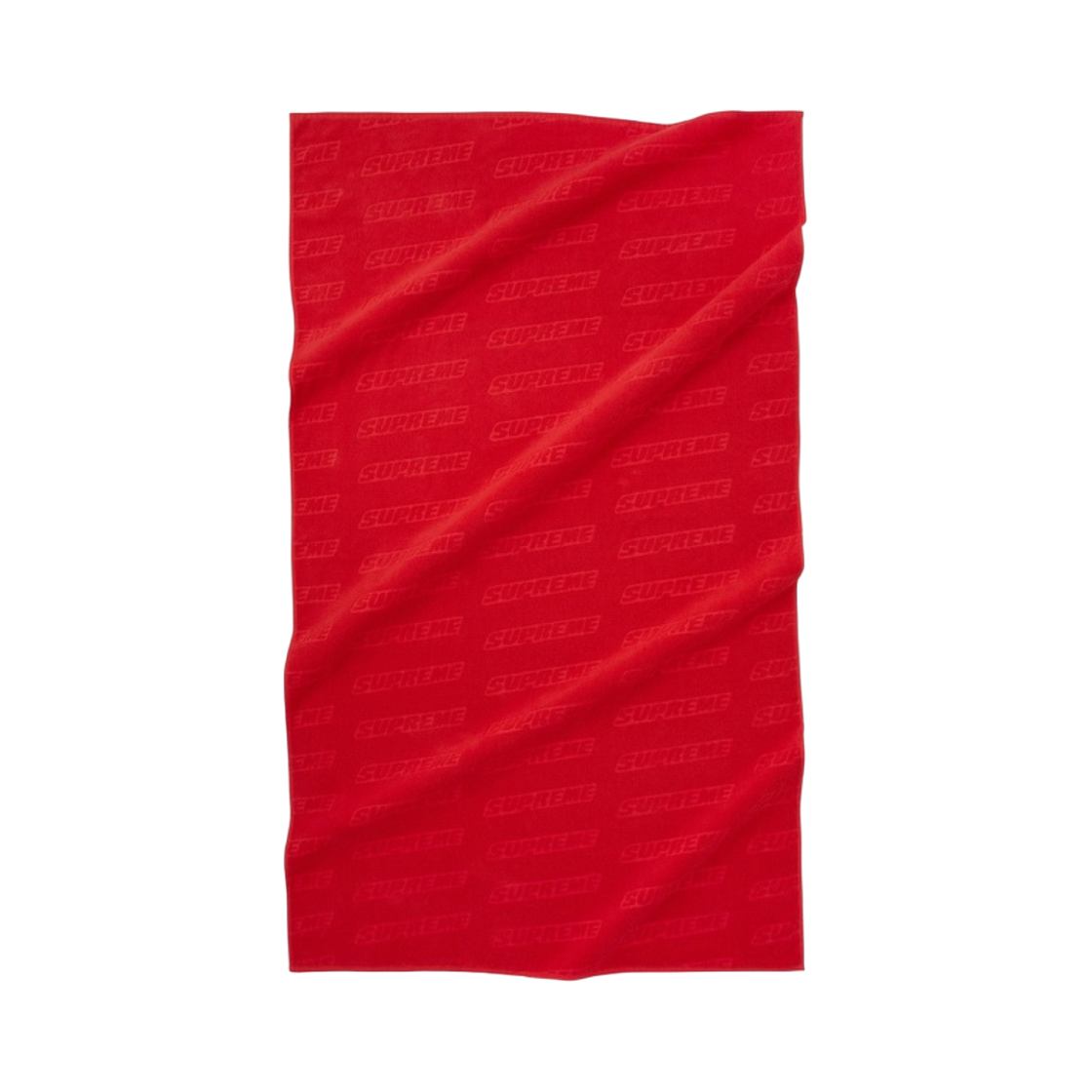 슈프림 디보스드 로고 비치 타월 레드 - 18SS