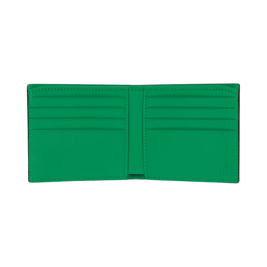 구찌 GG 러버 이펙트 폴더형 지갑 그린(Gucci GG Rubber-Effect Bi-Fold Wallet Green) - 2