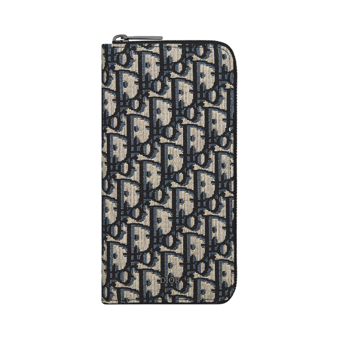 디올 버티컬 롱 지퍼 지갑 베이지 블랙(Dior Vertical Long Zipped Wallet Beige Black) - 1