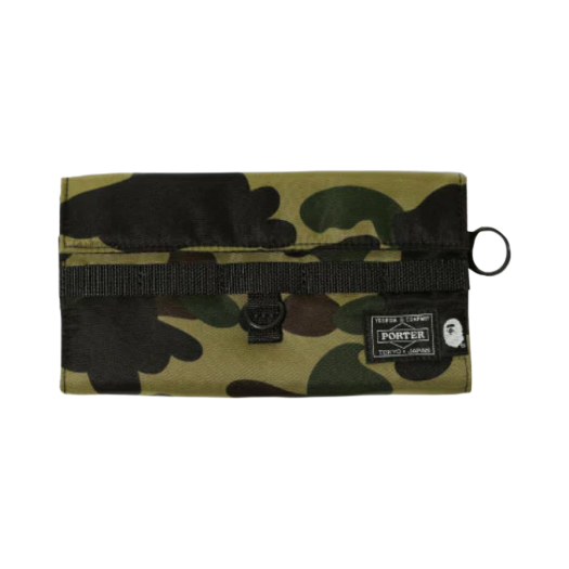 - BAPE x Porter 1st Camo Long Wallet Green