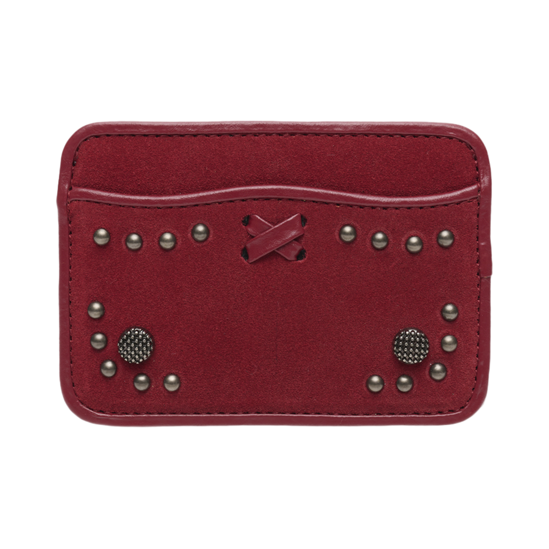 L09D6170905 Le Masque Abo Western Slim Card Wallet Burgundy