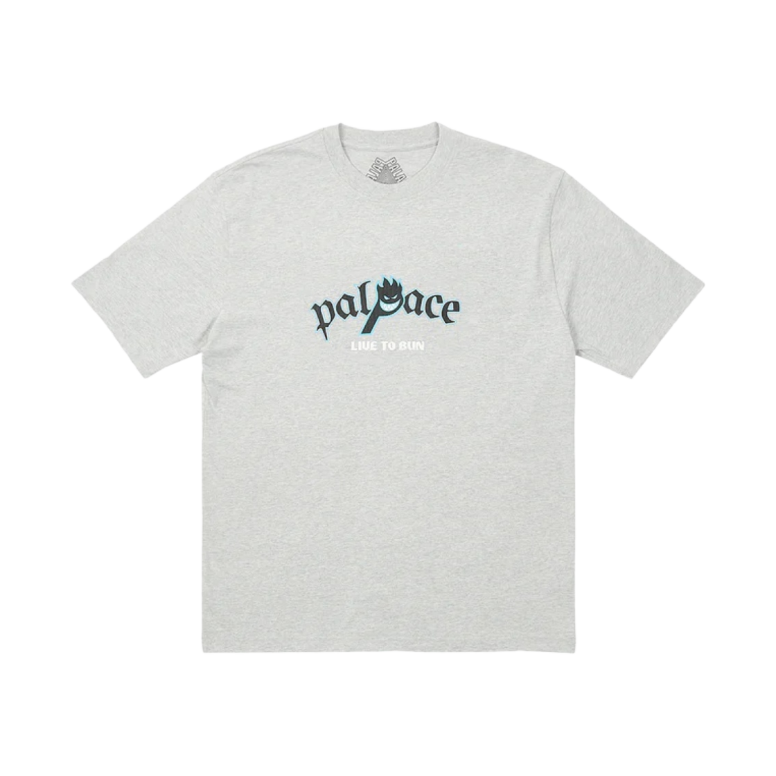 팔라스 스핏파이어 P-헤드 티셔츠 그레이 말 - 23SS(Palace Spitfire P-Head T-Shirt Grey Marl - 23SS) - 2