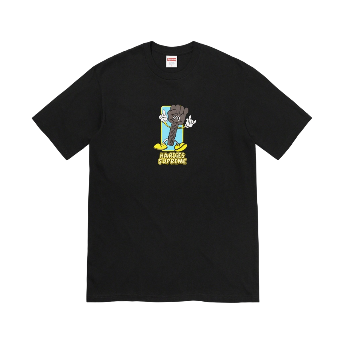 슈프림 x 하디스 볼트 티셔츠 블랙 - 23SS