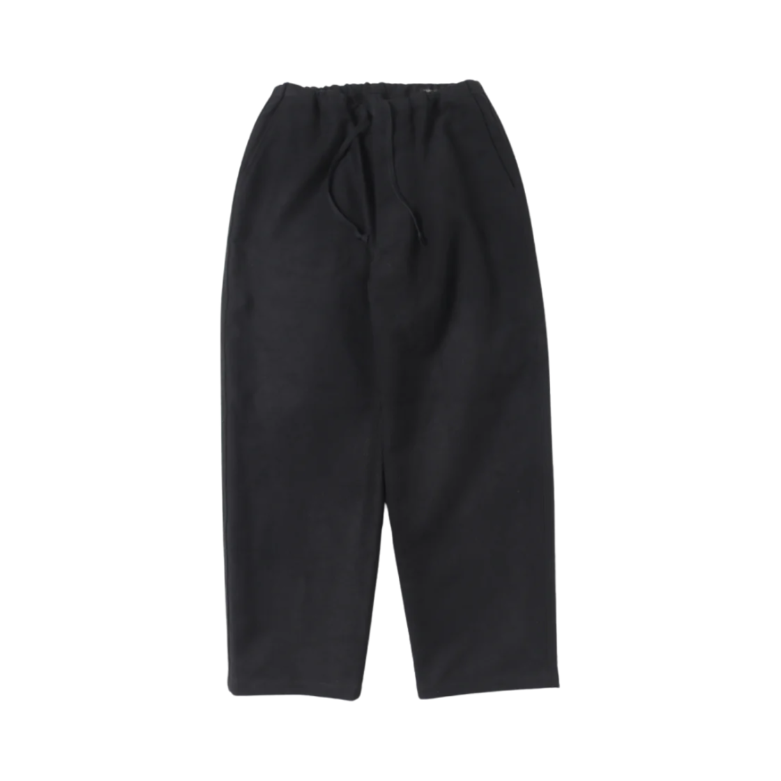 코모리 몰스킨 드로우스트링 팬츠 블랙 - 24AW(Comoli Moleskin Drawstring Pants Black - 24AW)