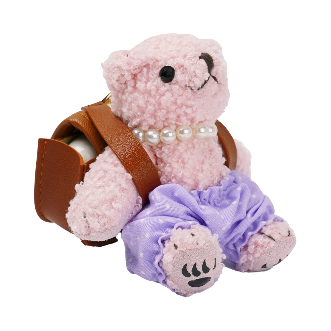 ACBP005001QD KR BEARPAW Bear Doll Airpods Case Pink Lavender