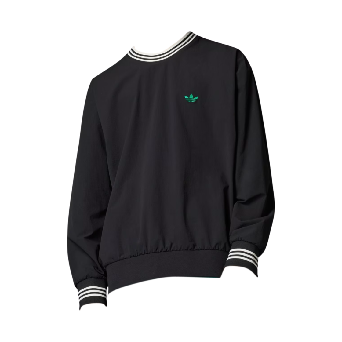 IW6656 Adidas Rolling Links Crewneck Sweatshirt Black - KR Sizing