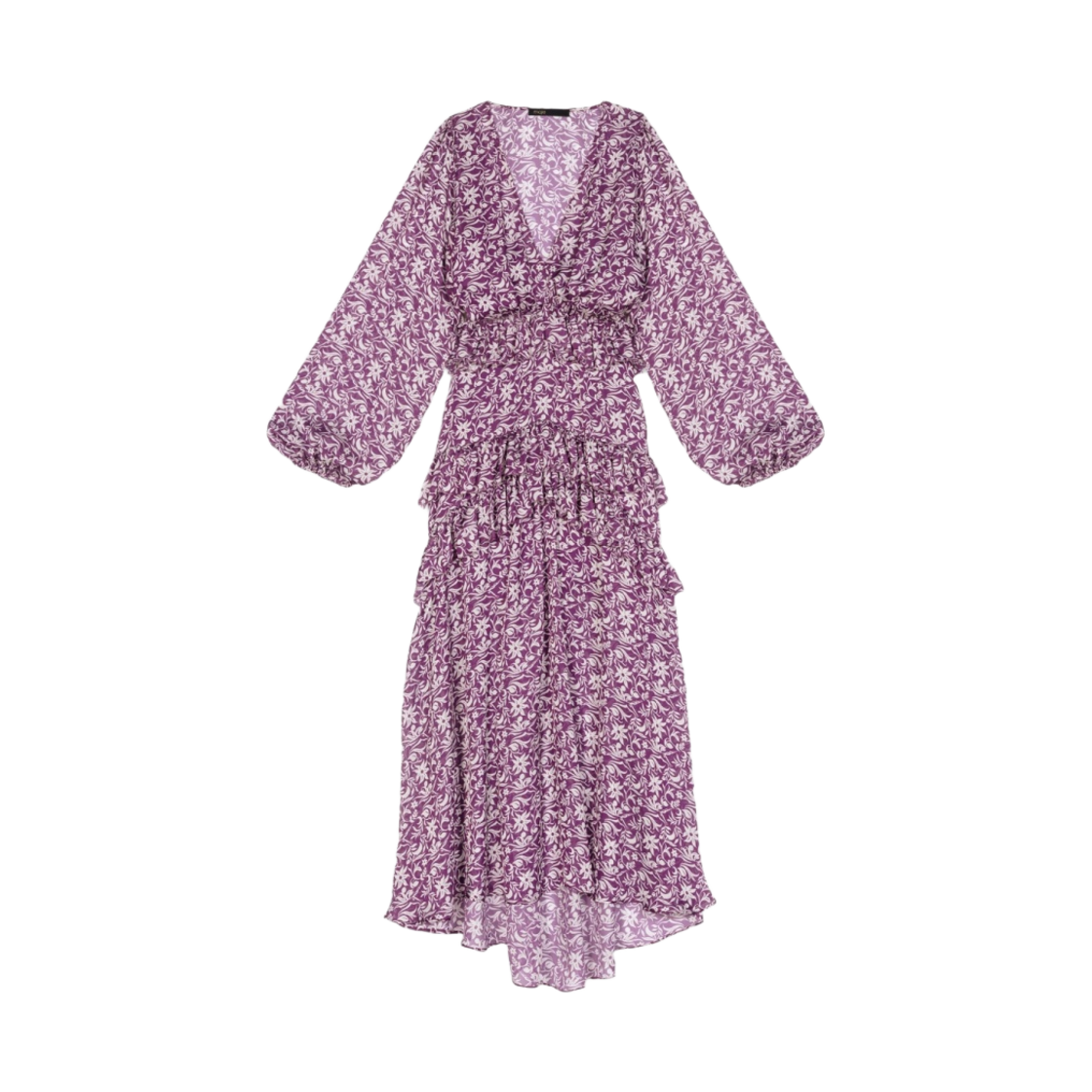 (W) 마쥬 플로럴 프린트 롱 드레스 드림 라이크((W) Maje Floral Print Long Dress Dream Like)