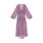 (W) Maje Floral Print Long Dress Dream Like