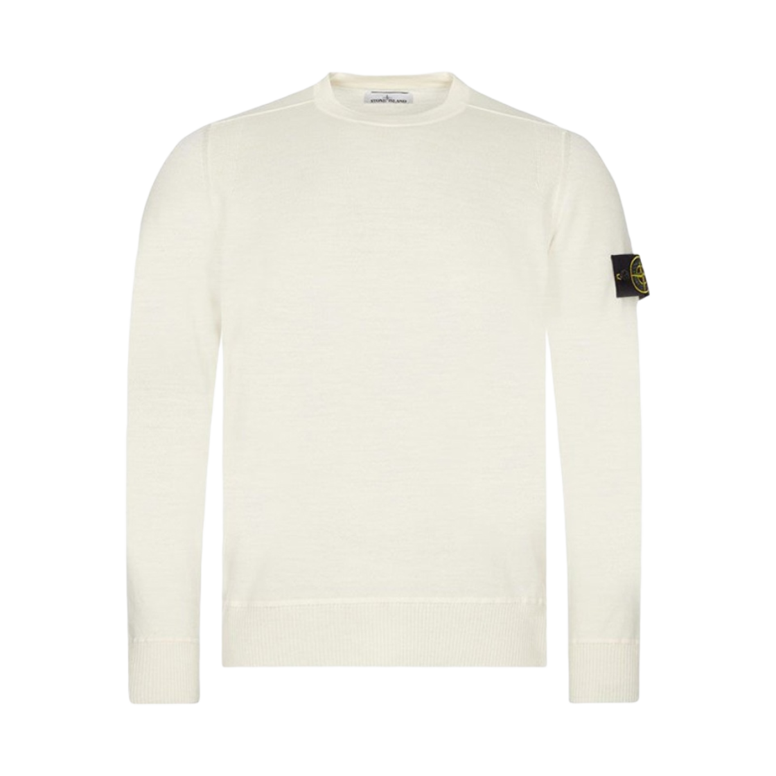 스톤 아일랜드 526C4 라이트 울 크루넥 니트 오프 화이트 - 21FW(Stone Island 526C4 Light Wool Crewneck Knit Off White - 21FW) - 1