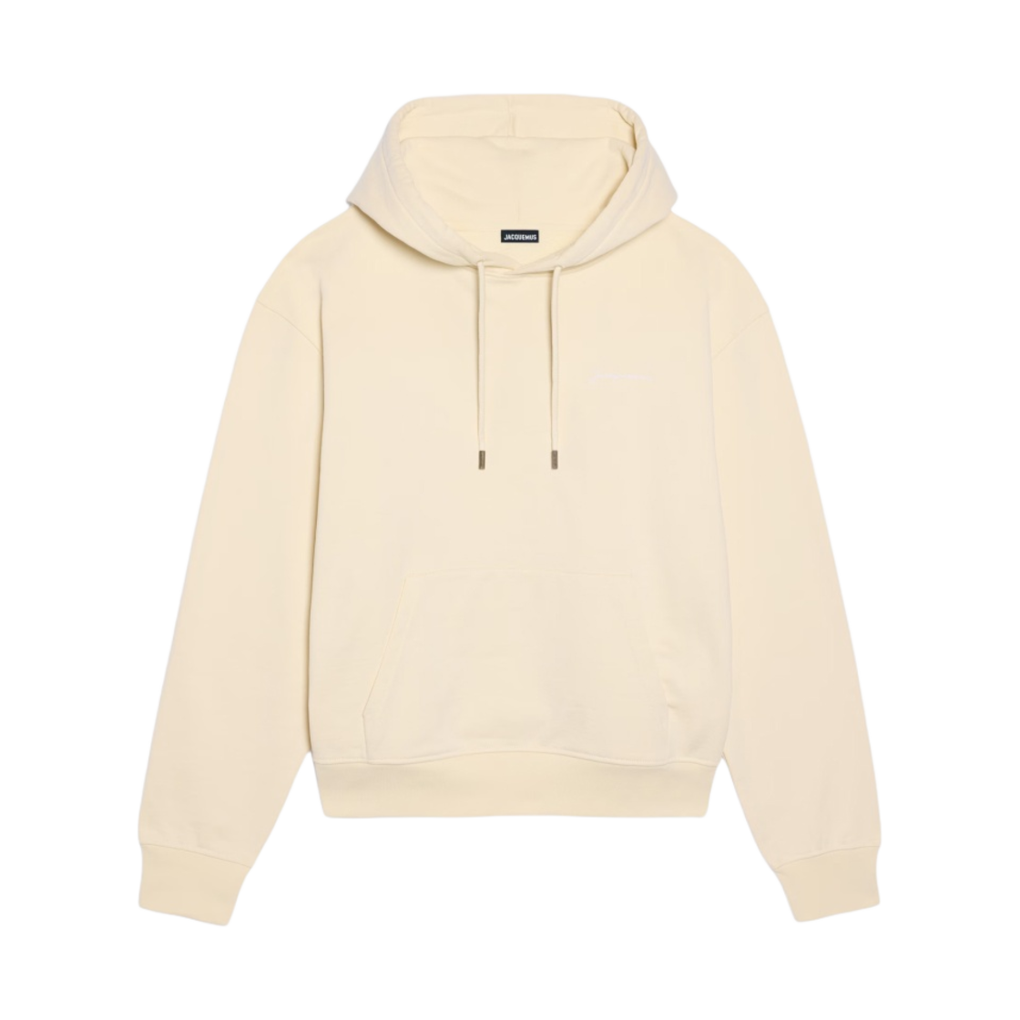 자크뮈스 르 스웨트셔츠 브로데 자수 로고 후드 베이지(Jacquemus Le Sweatshirt brode Embroidered logo hoodie Beige)