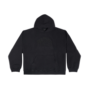 (W) Balenciaga Cities Paris Hoodie Oversized Black